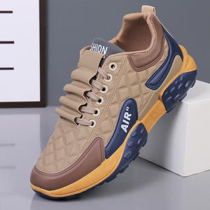 Cheap New Trendy Leather Shoes Versatile Lightweight Breathable Sports and Leisure Running Men's Shoes