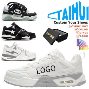 New Trendy Thick Sole Sports Running Shoes Design Custom LOGO Retro J4S Basketball Shoes Men Casual Sneaker Manufacturers Custom
