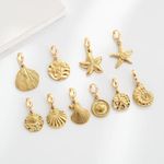 All Charms Stainless Steel Waterproof Jewelry DIY Universal Buckle Pendant Bracelet Necklace Accessories Clips on Charms