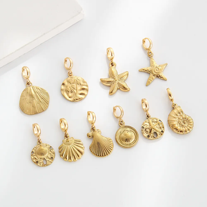 All Charms Stainless Steel Waterproof Jewelry DIY Universal Buckle Pendant Bracelet Necklace Accessories Clips on Charms