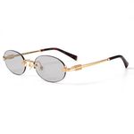 A54 High Quality Retro Oval Sunglasses Rimless Comfortable Eyewear with UV400 Gradient Shades Sunglasses