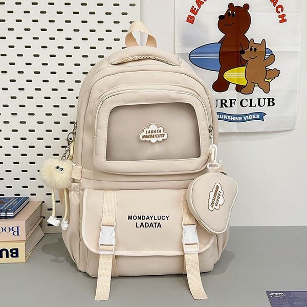 High-Value Mori-Style Backpack for Boys Girls Waterproof Zipper Cute Resistant Dirt Bag for Primary Secondary School Students