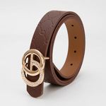 Bulk High Quality Customized Luxury Women Genuine Leather Belts with Alloy Buckle for Dresses on Demand