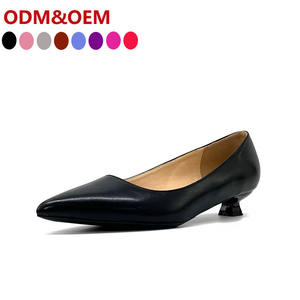 Design Luxury Women's Formal Shoes Version Retro Pumps Single Shoe Kitten Heel Thin Heel Pointed Toe Shallow Mouth Simple Style