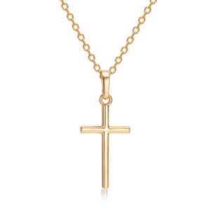 Factory Price Fashion Cross Chain Necklace For Women Men Silver Luxury Pendant Necklace Gift For Men Women Neck Jewelry
