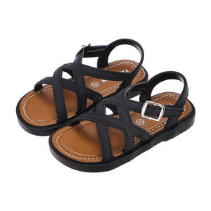 Summer New Girls' Sandals with Soft Non-Slip Bottom Hot Style Unique Textured Beach Sandals for Children