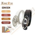 High Quality Women's Korean Style Jeans Belt New All-Match Casual Belt with Smooth Alloy Buckle for Daily Use PU Plastic Belts