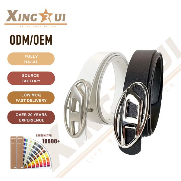 High Quality Women's Korean Style Jeans Belt New All-Match Casual Belt with Smooth Alloy Buckle for Daily Use PU Plastic Belts