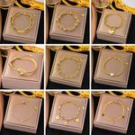 New Dream Personality Stainless Steel Bracelet Bangle Wholesale 18K Gold Jewelry Accessories For Women