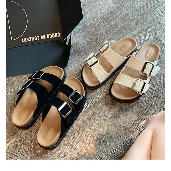 Females Shoes Wholesale Chunky Shoes Birkenstocks Footwear Sleepers slippers for Women Pvc slippers Ladies Wholesale slippers